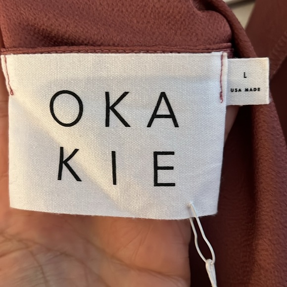 NWT OKAKIE pink tank top - Picture 4 of 6